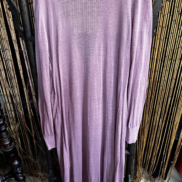 full length violet duster by Maeve at Anthropology. - Picture 6 of 6